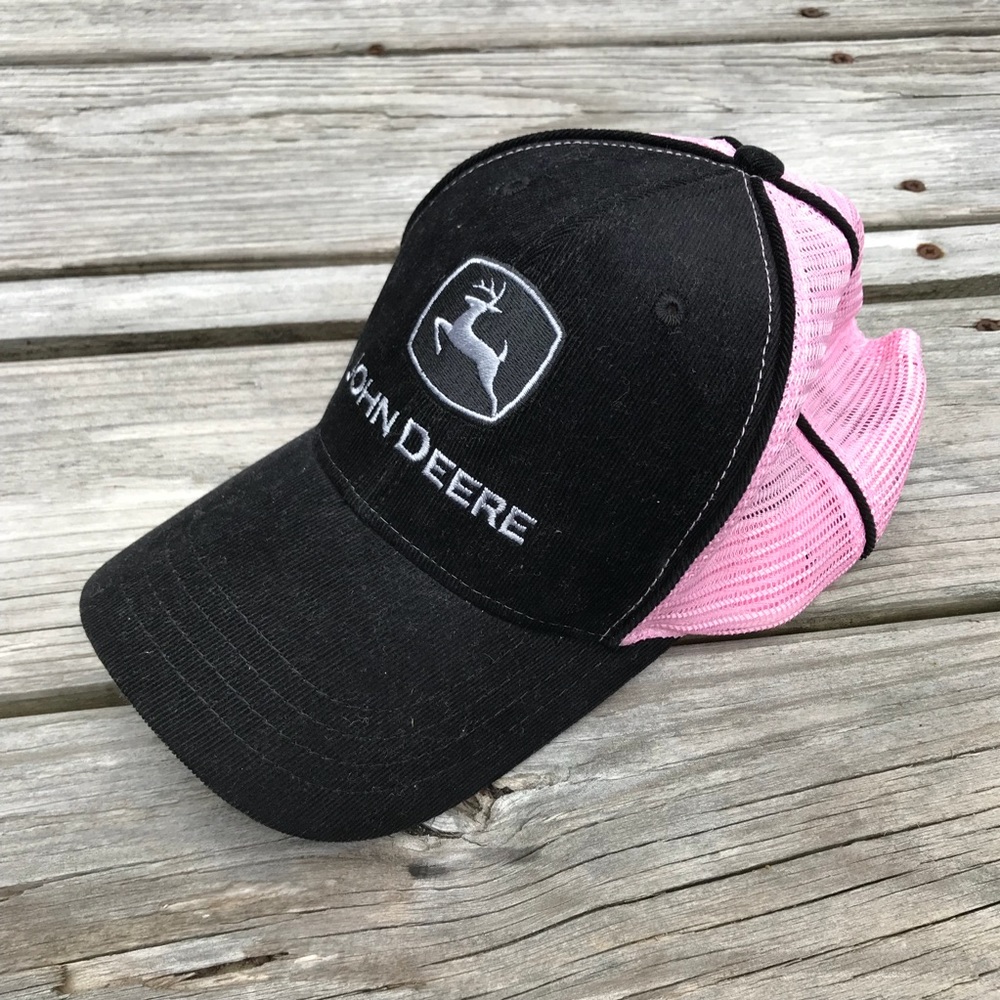 John Deere Black and Pink Women’s Hat